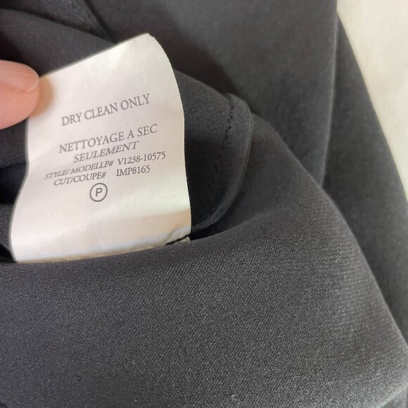 Vince Charcoal Drape Blouse - Picture 7 of 7